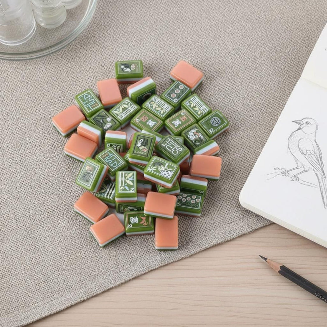 Blue, Pink or Green American Mahjong Tiles: A Color Guide