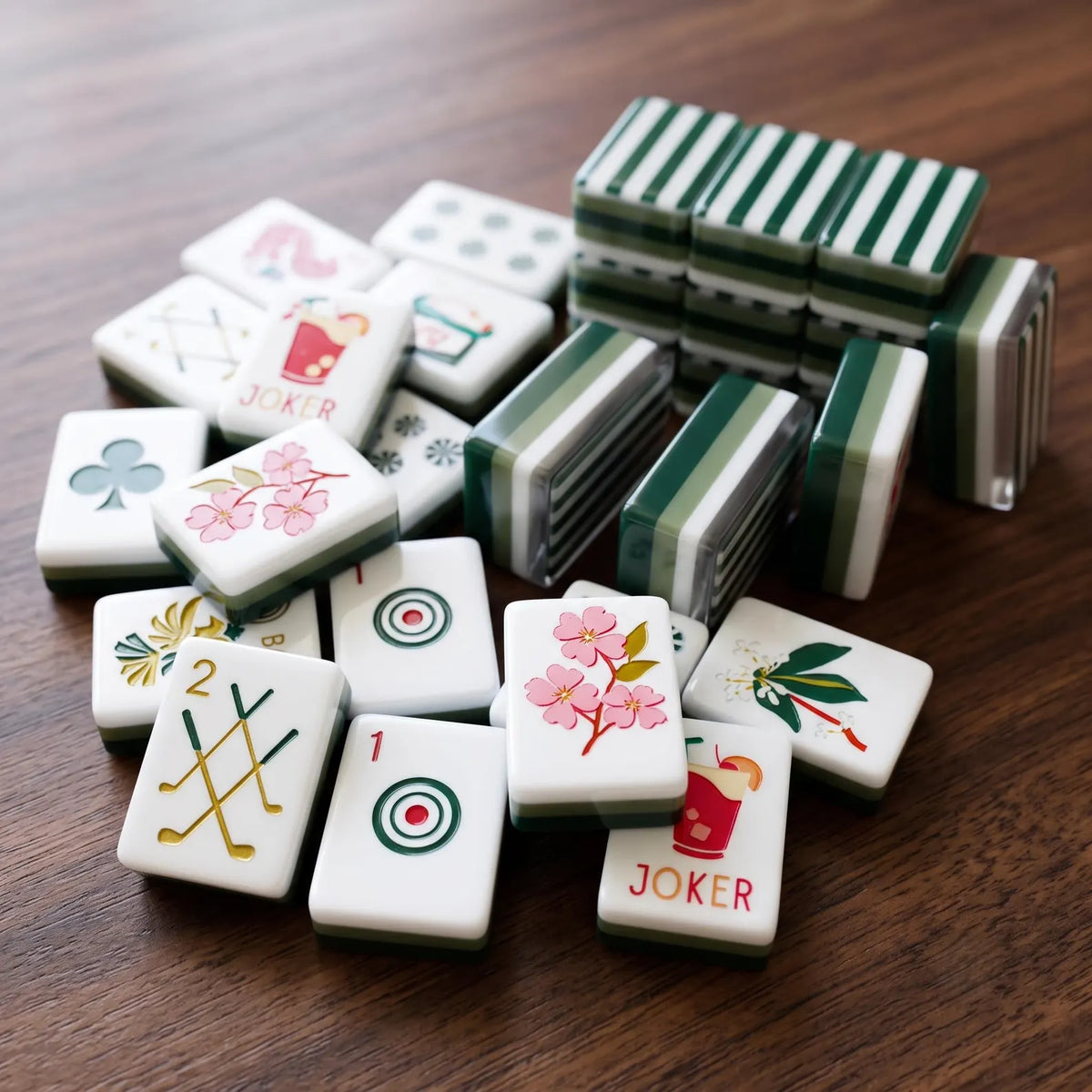 Golf Four-Layer American Mahjong Set