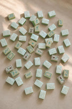 Pearlescent Blue Sea Glass American Mahjong Set