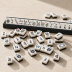 Teal & Brown Layered American Mahjong Set