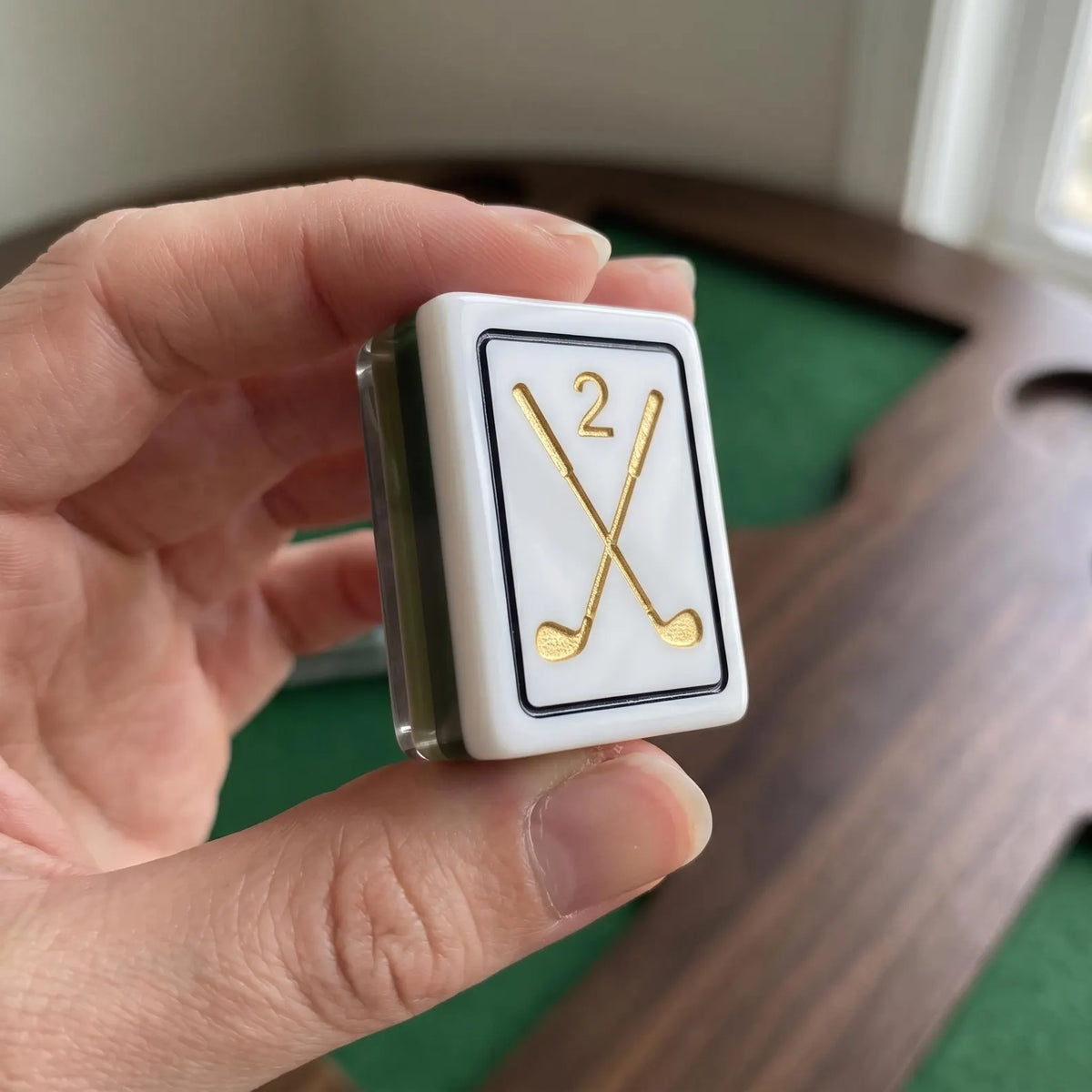 Golf Four-Layer American Mahjong Set