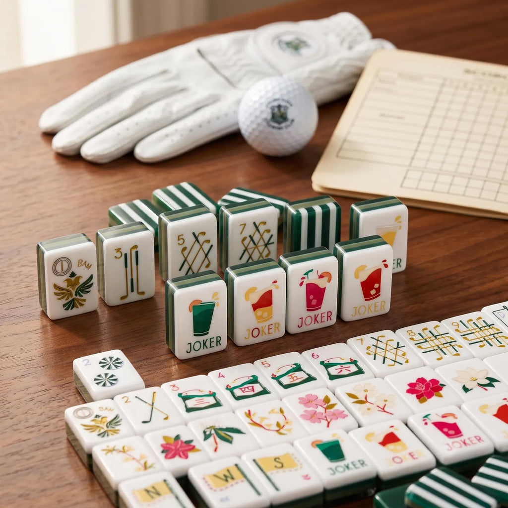 Golf Four-Layer American Mahjong Set