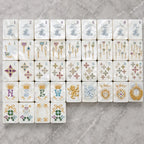 White Pearl Royal American Mahjong Set