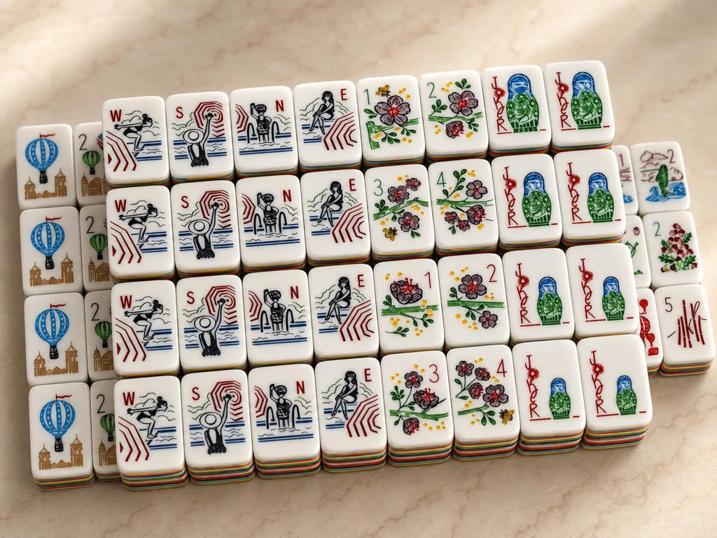 Walk With Me 7-Layer American Mahjong Set