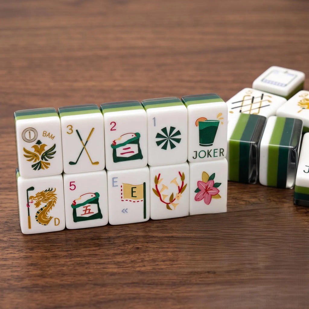 Golf Four-Layer American Mahjong Set