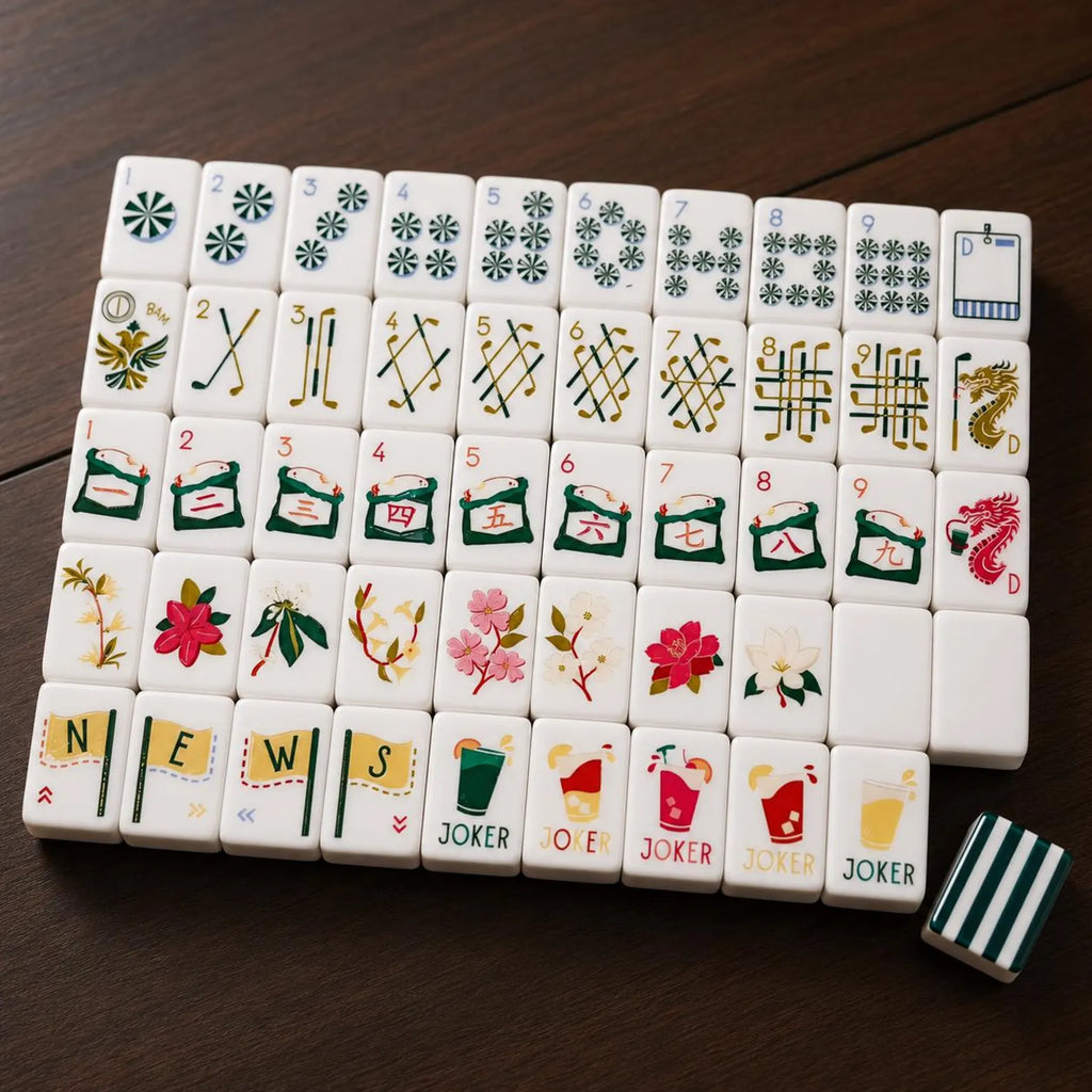 Golf Four-Layer American Mahjong Set