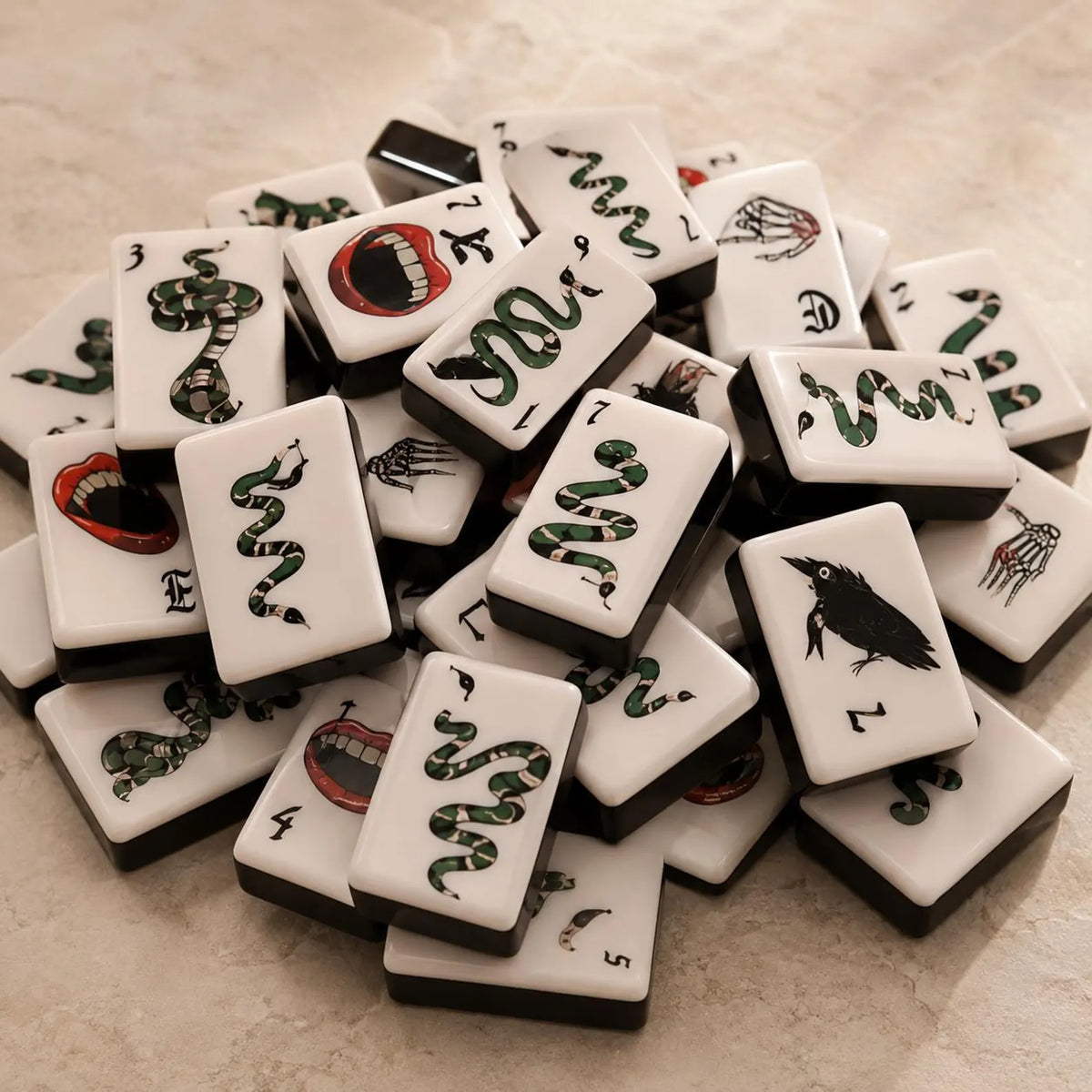 Halloween Gothic American Mahjong Set