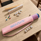 Mahjong Mat Carry Bag,  Drawstring Case with Adjustable Shoulder Strap