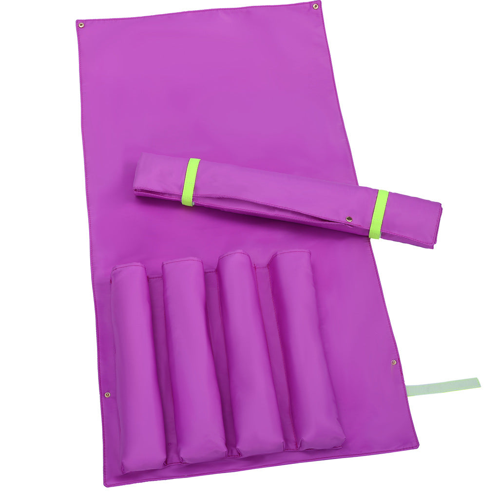 Mahjong Rack Storage Bag for 4 Racks, Roll Up Cover Pouch, Protective Organizer Case, Mah Jongg Gift