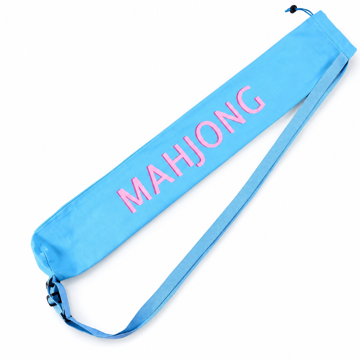 Mahjong Mat Carry Bag,  Drawstring Case with Adjustable Shoulder Strap