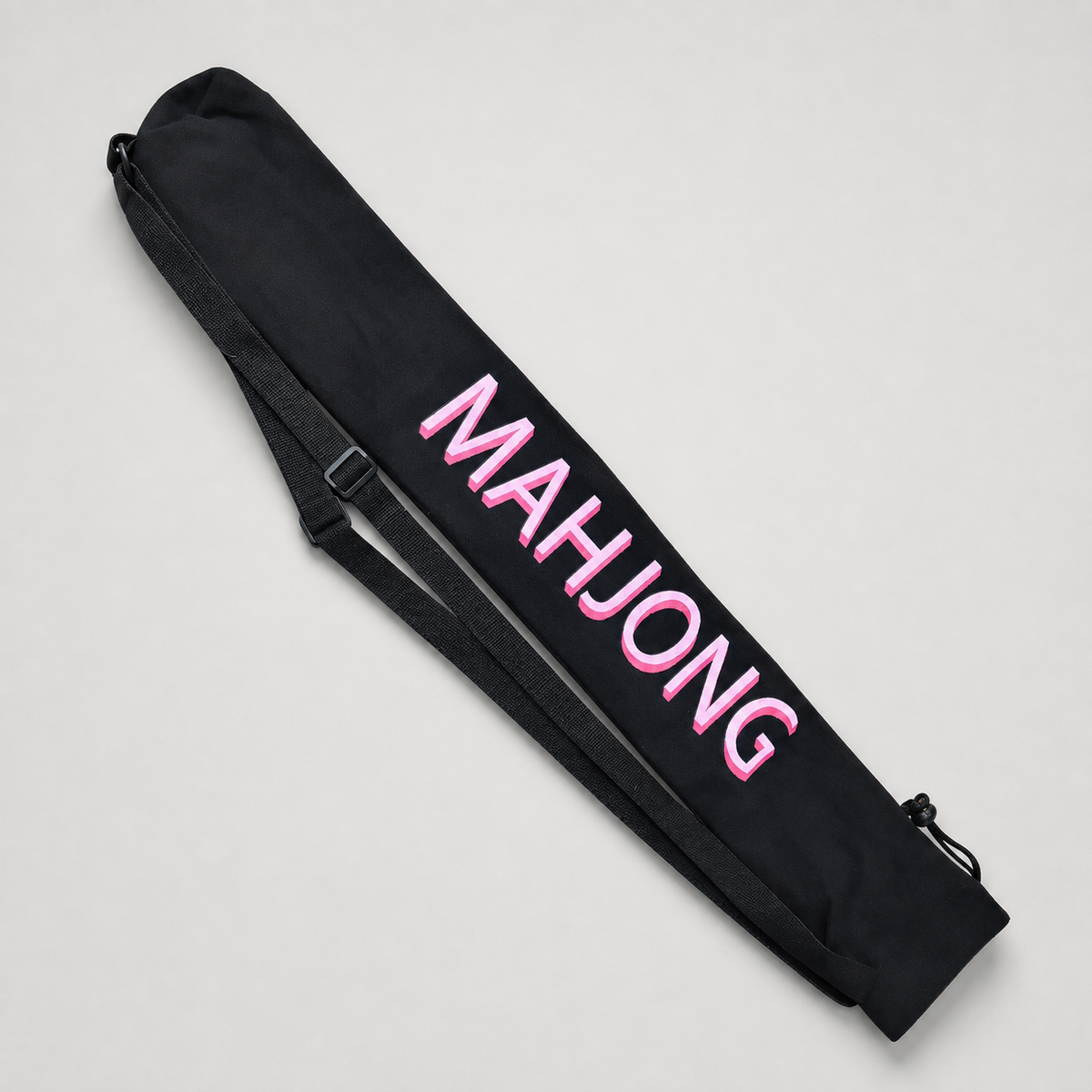 Mahjong Mat Carry Bag,  Drawstring Case with Adjustable Shoulder Strap