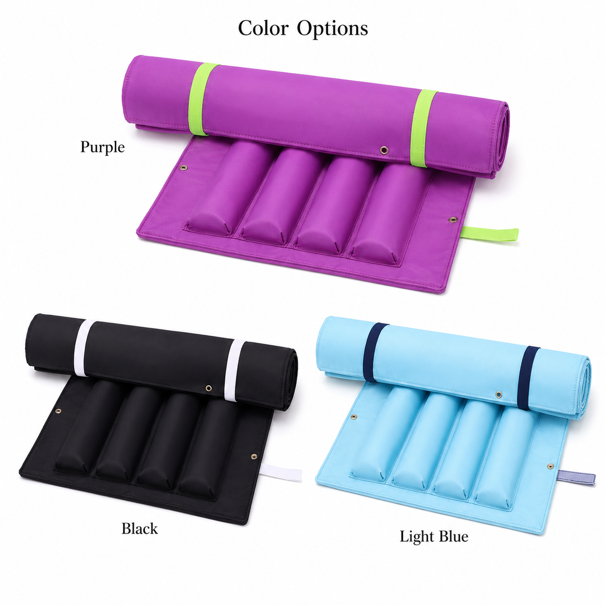 Mahjong Rack Storage Bag for 4 Racks, Roll Up Cover Pouch, Protective Organizer Case, Mah Jongg Gift