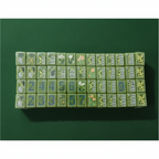Green Peach American Mahjong Set