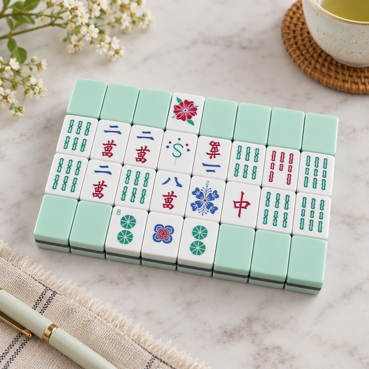 Mint Classic Layered American Mahjong Set