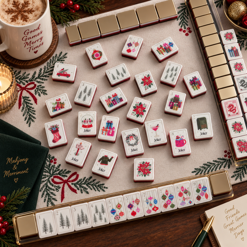 Christmas Keepsake American Mahjong Set