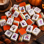 Pumpkin Patch Layered American Mahjong Set