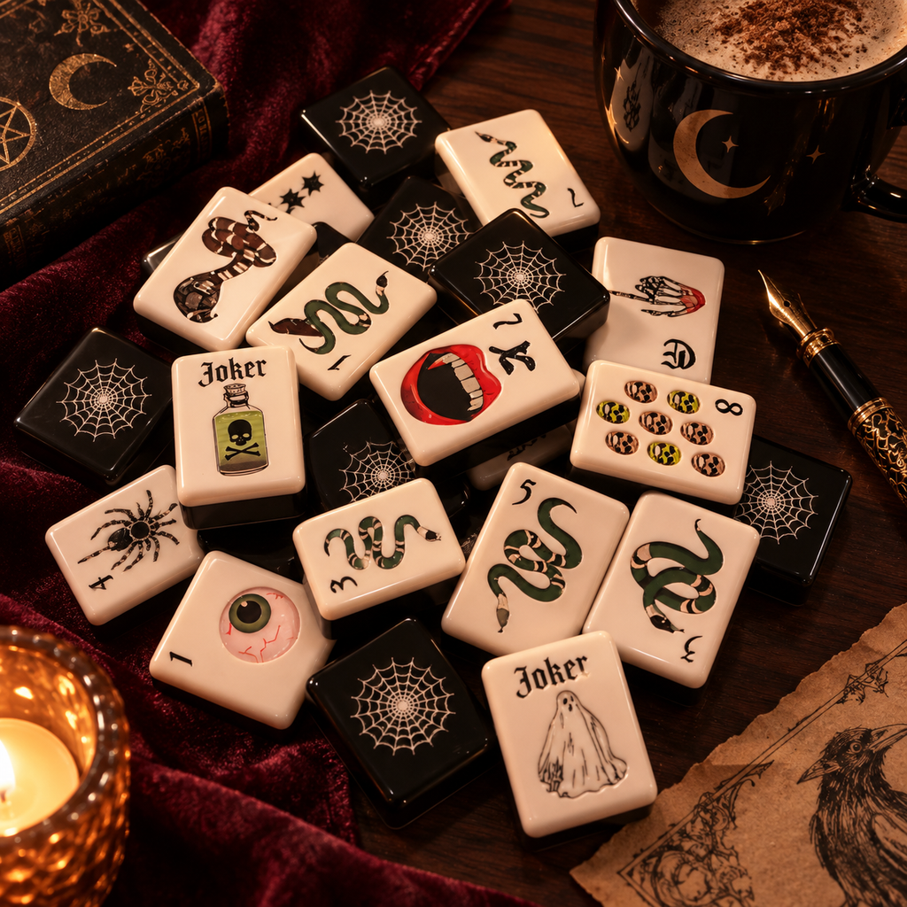 Halloween Gothic American Mahjong Set