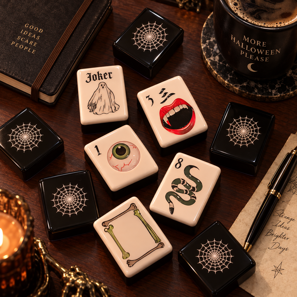 Halloween Gothic American Mahjong Set