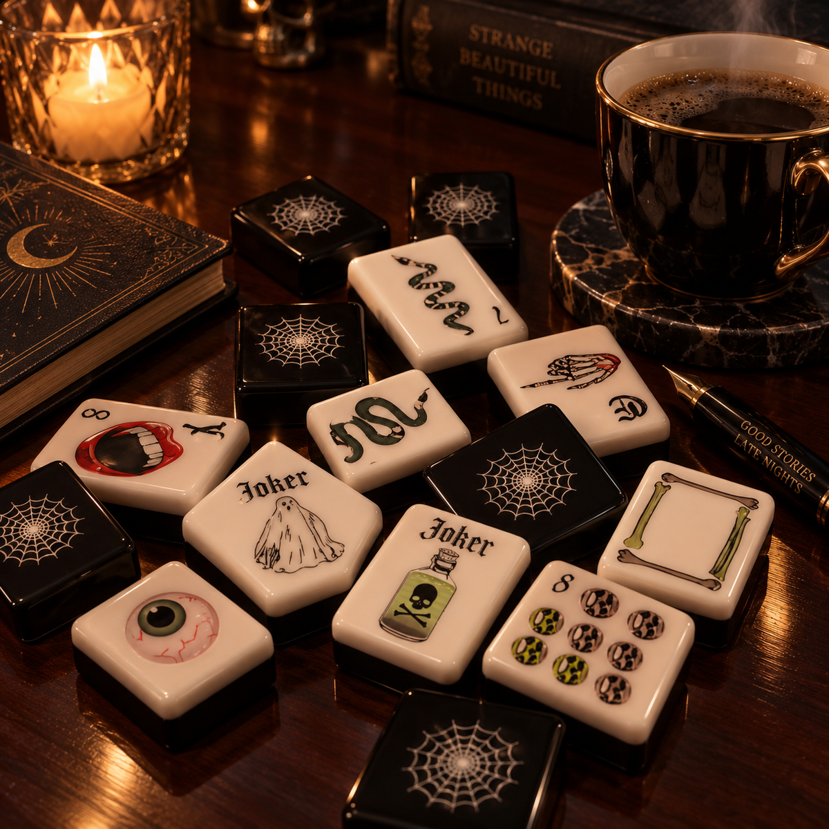 Halloween Gothic American Mahjong Set