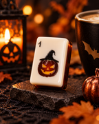 Midnight Cat Halloween American Mahjong Set