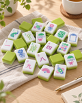 Lime Garden American Mahjong Set