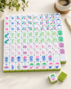 Lime Garden American Mahjong Set