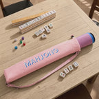 Mahjong Mat Carry Bag,  Drawstring Case with Adjustable Shoulder Strap