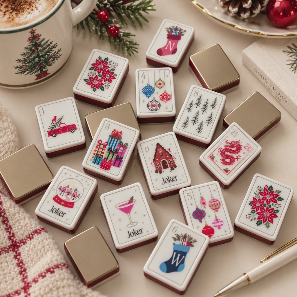 Christmas Keepsake American Mahjong Set