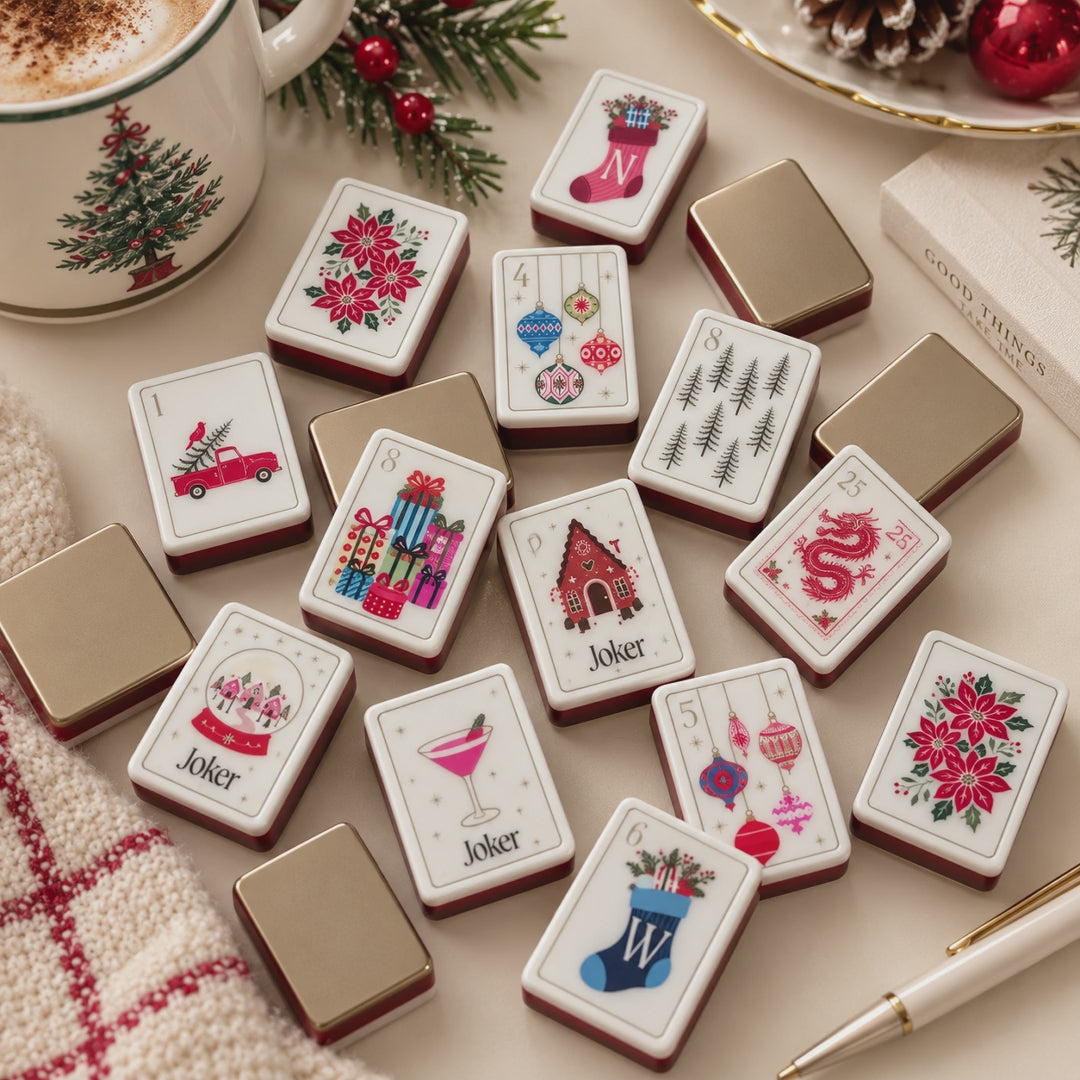 Christmas Keepsake American Mahjong Set